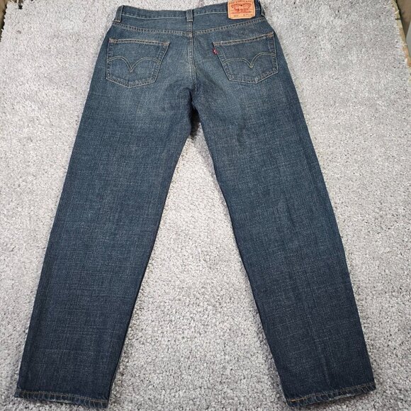 Levis‎ 550 Jeans Mens 34x32 Blue Relaxed Straight Fit Medium Wash Classic Denim - Picture 6 of 11